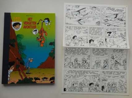 Kari Lente - Originele pagina & Album met linnen rug (30 ex.) - Het vergeten avontuur - EO - (2009) | Catawiki