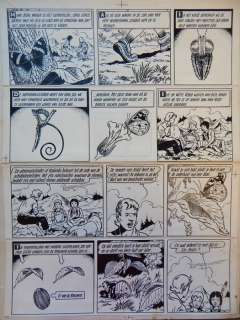 Vandersteen, Willy & Karel Verschuere - Originele pagina (p.15)  - Bessy 22 - De Gouden Vlinders - (1957) | Catawiki