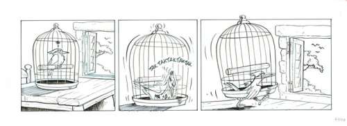 Boes - Originele strook uit Boes Integraal 7 - Taille: 43 x 15 cm. | Catawiki