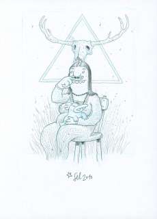 Maciej Filip Wiå›Niowski, Fil | Bart #1, okÅ‚adka (Leonardo da Vinci) | ArtKomiks Aukcje