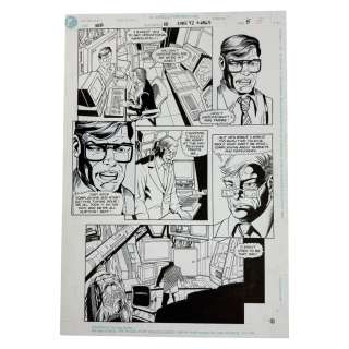 Original Comic Book Storyboard WEB Ink on Board Signed | Los Angeles Estate Auction