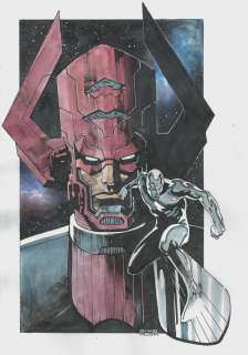 Dike Ruan | Silver Surfer & Galactus By Dike Ruan | ComicArtFans Classifieds