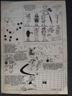 Spirou (magazine) Eddy Paape - raadsels en spelletjes - original | Catawiki