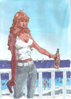 Rossi, Christian - Dessin original en couleur dans XIII Mystery T.9 - Felicity Brown - EO (2015) | Catawiki