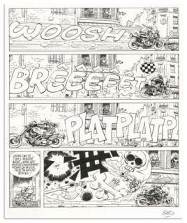 Bar2 | BAR2 JOE BAR TEAM Tome 1, Vents d’Ouest, 1990 Planche... | Daniel Maghen Enchères