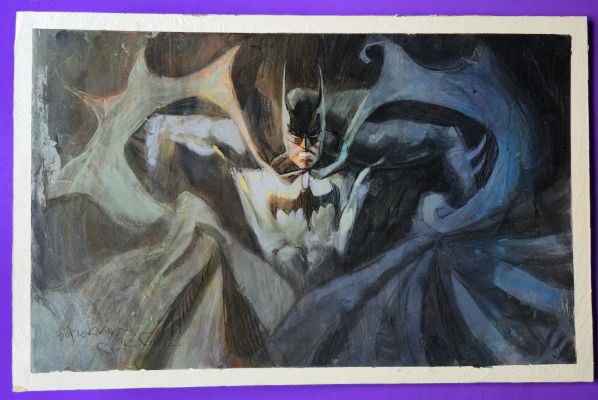 Bill Sienkiewicz | Sale Pending! Lower Price! For Sale Or Trade! Batman By Bill Sienkiewicz | ComicArtFans Classifieds