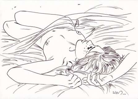 Jim (Terrasson, Thierry) - Original drawing - Marie - A night in Rome - (2018) | Catawiki