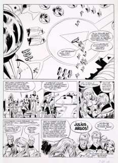 Paape | Luc Orient, planche n°18 Ã  l’encre de Chine sur … | Banque Dessinée