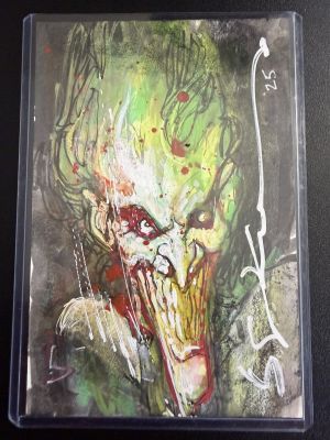 Joker 4X6 Bill Sienkiewicz | ComicArtFans Classifieds