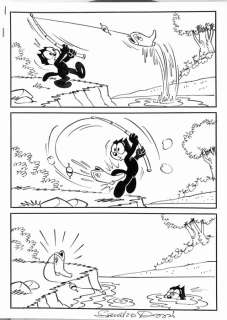 Felix - Sandro Dossi - original page - Page volante 