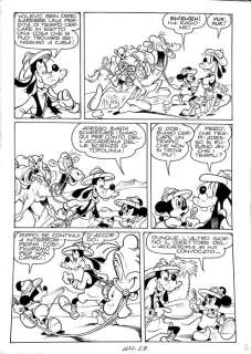 Asteriti, Sergio - Tavola originale - 1431-B - Topolino - EO (1983) | Catawiki