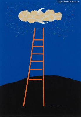 Milton Glaser | Juilliard School of Music (Ladder) Poster - Original Art, 1989 | ComicArtFans Classifieds