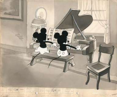 PUPPY LOVE - Studio Walt Disney, 1933. Cellulo sur le décor original | Rossini