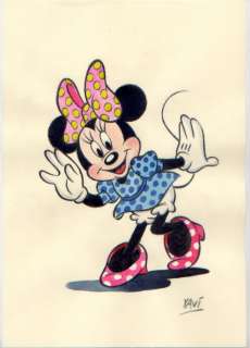 Xavi - Original Sketch - Minnie says hello - EO - (2016) | Catawiki
