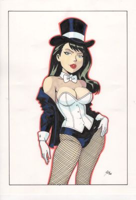 Alexandre Palomoro | Zatanna Illustration By Alexandre Palomoro. Bruce Timm Jla Style | ComicArtFans Classifieds