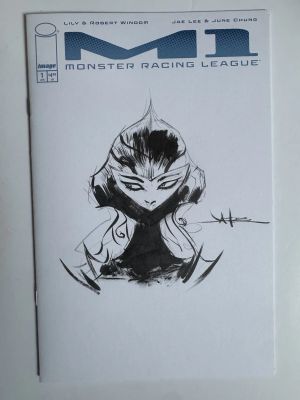 Jae Lee | M1 Monster Racing League Sketch Cover By Jae Lee | ComicArtFans Classifieds