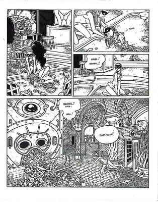 Hans Rickheit | Cochlea & Eustachia - Volume 1 Page 56 (Ce1A40) | ComicArtFans Classifieds