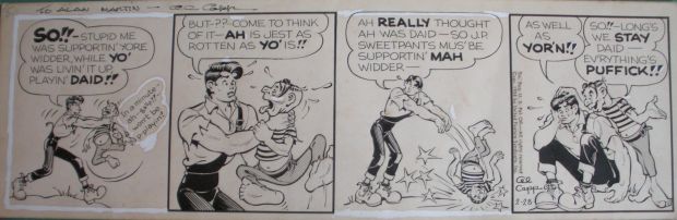 Al Capp, Li’l Abner Original Strip 1958 | ComicArtFans Classifieds