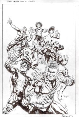 Fernando Pasarín | Green Lantern Corps #1 Cover | The Green Room