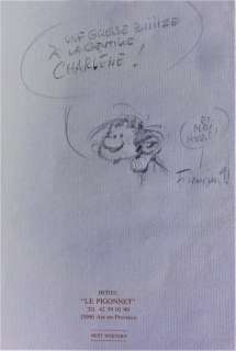 Franquin, André - Dessin original - Gaston Lagaffe  - (1991) | Catawiki