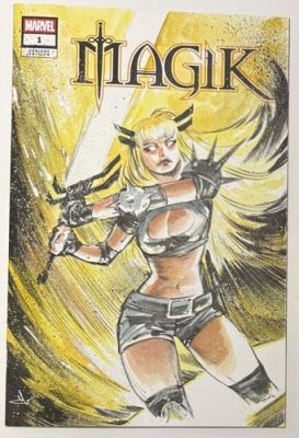 Magik (X-men) Original Comic Art Sketch Cover By Joey Lee Cabral | eBay US (Buy It Now)