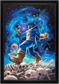 "INFINITY WARS PRIME" #1 GREG HILDEBRANDT VARIANT COVER PAINTING ORIGINAL ART (THANOS VARIANT). | Hake’s