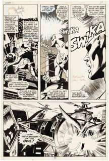 "DAREDEVIL" VOL. 1 #80 COMIC PAGE ORIGINAL ART BY GENE COLAN. | Hake’s