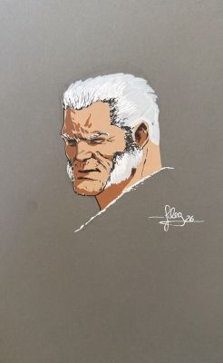 Javi Fernández | Old Man Logan Pin-Up | The Green Room