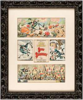 "SILLY SYMPHONY - THE GRASSHOPPER AND THE ANTS" GOOD HOUSEKEEPING PAGE ORIGINAL ART BY TOM WOOD. | Hake’s