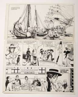 Vance, William - Planche originale (p.6) - Howard Flynn T.1 - Le premier voyage du lieutenant Howard Flynn  - (1966) | Catawiki