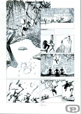 Olivier Vatine | Niourk Volume 2, Page 31 - Original Art by Olivier Vatine | Pulp’s Art