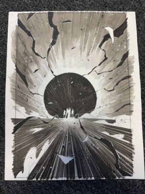 Original Art Black Science Comic #38 Page 1 Matteo Scalera Ink Drawing