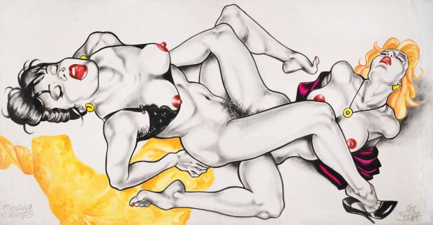 Lot 26 - Casotto Giovanna & Hot Stuff - "Le amanti", anni ‘90 | Urania Casa d’Aste