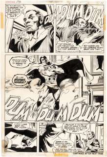 "STRANGE TALES" #173 COMIC BOOK PAGE ORIGINAL ART BY GENE COLAN (BROTHER VOODOO). | Hake’s