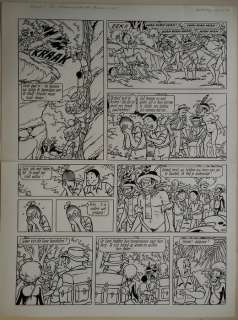 Suske en Wiske - Originele Pagina (p.36) - De mompelende mummie - (1998) | Catawiki