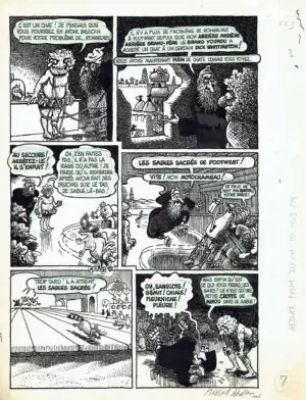 Gilbert Shelton | The Freak Brothers – Fat Freddy – The sacred sands of Pootweet | La Galerie de la Bande Dessinée