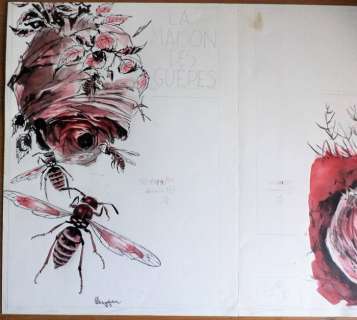 Hausman, René - Double planche originale en couleur - Publié dans le journal Spirou (1963) | Catawiki