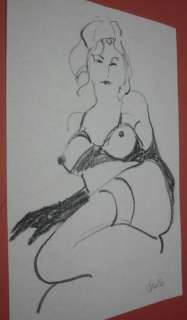 Leone Frollo - original illustr. "Pin Up Artistica " firmata - Page volante - EO | Catawiki