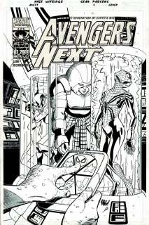 Mike Wieringo, Sean Parsons - avengers next #4 cover (2006)
