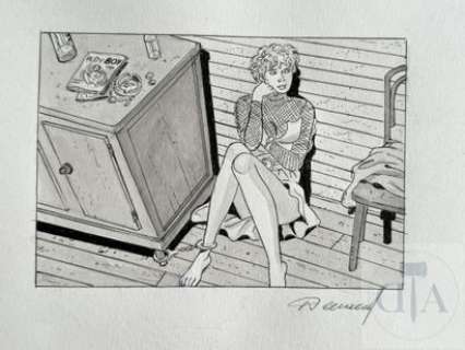 Renaud/Jessica Blandy. Dessin original illustrant… | Dagoty
