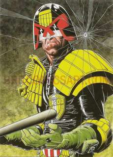 Brian Bolland - Judge dredd mega special 1988 painted cover by brian bolland