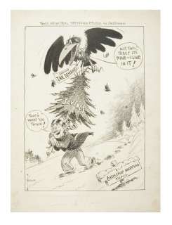 EDWARD S. BROWN FDR/NEW DEAL EDITORIAL CARTOON ORIGINAL ART LOT. | Hake’s