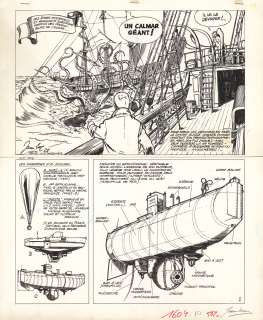 Jean-Luc (Jean-Luc Béghin,... | Oncle Paul - Bathyscaphe 11.000 Encre de Chine sur... | Tessier Sarrou