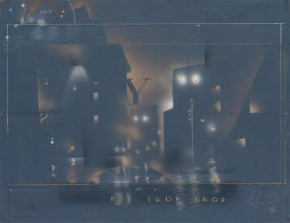 JO MIELZINER. (THEATER / BROADWAY / PAL JOEY) "Pet Shop Drop." | Swann Galleries