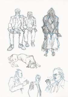 Dylan Dog - Angelo Stano - studio preparatorio originale - EO | Catawiki