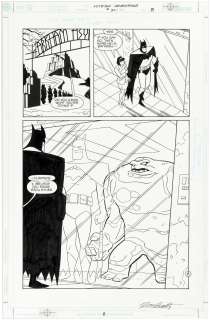 GOTHAM ADVENTURES #30 COMIC PAGE ORIGINAL ART BY TIM LEVINS.