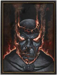 THE LORD OF THE RINGS - SAURON FRAMED ORIGINAL ART COMMISSION BY MARK E. ROGERS. | Hake’s