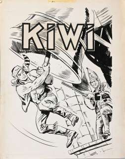 Attribué à Rémy... - Lot 156 - Attribué à Rémy Bordelet (1931-2003) Kiwi n°157, illustration...