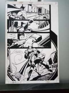 Batman #588 - Original half splash Page Art  - EO - (2001) | Catawiki