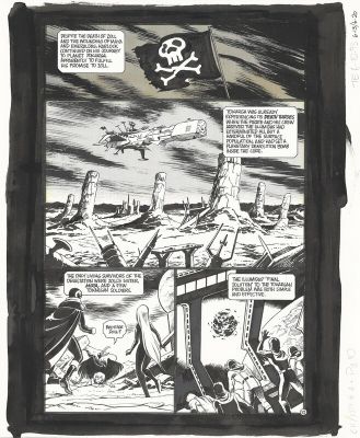 Leiji Matsumoto (Concept), Tim Eldred | Leiji Matsumoto - Captain Harlock | Albator, le corsaire de l’espace | The Machine People #4 pg.10 | 2DGalleries